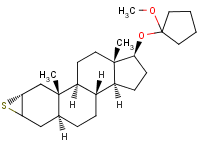 Mepitiostane Chemical Structure